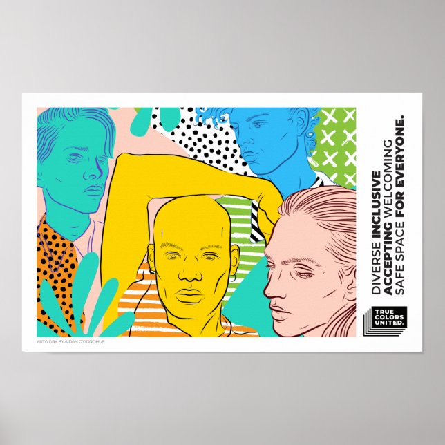 Diversity- und Inklusivposter Poster (Vorne)