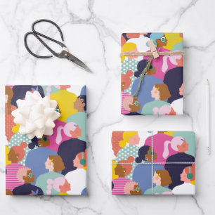 Diversity von Frauen - Frauen unterschiedlicher et Geschenkpapier Set