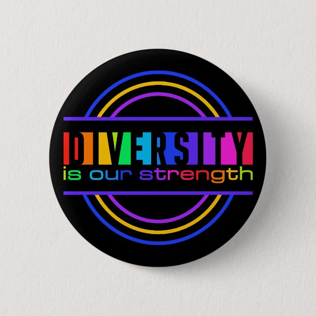 Diversityknopf Button (Vorderseite)