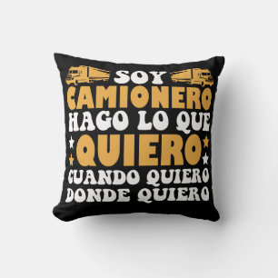 Divertido Soy Camionero Hago Lo Que Quiero Kissen
