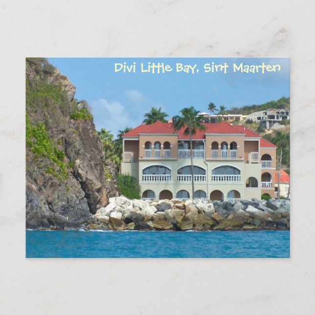 Divi Little Bay SXM Sint Maarten Postkarte (Vorderseite)