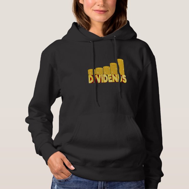 Dividendenjäger Börsenhändler Hoodie (Vorderseite)