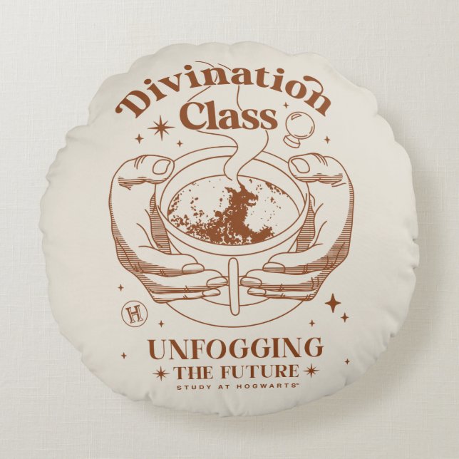 Divination-Klasse - Entfaltung der Zukunft Rundes Kissen (Vorderseite)