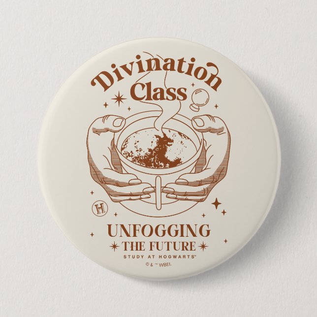 Divinationsklasse - Die Zukunft enthüllen Button (Vorderseite)