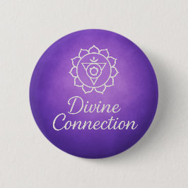 Divine Connection Crown Chakra Spiritual Energy Button