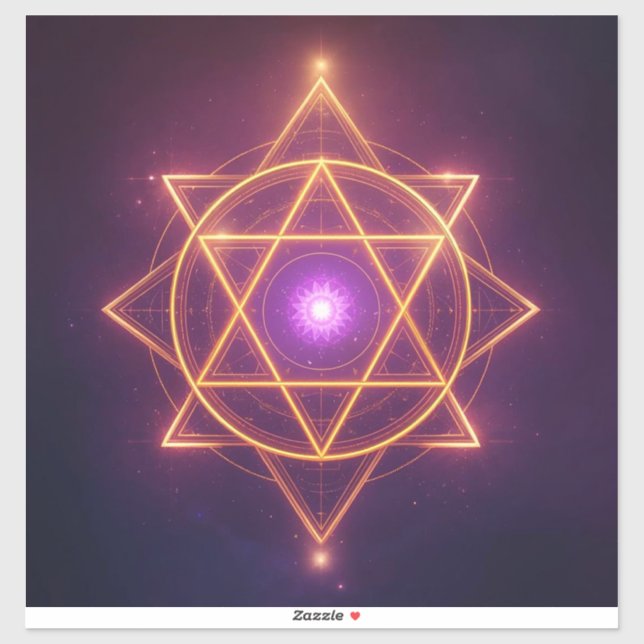 Divine Diwali Energy Flow | ArtivaNest Aufkleber (Blatt)