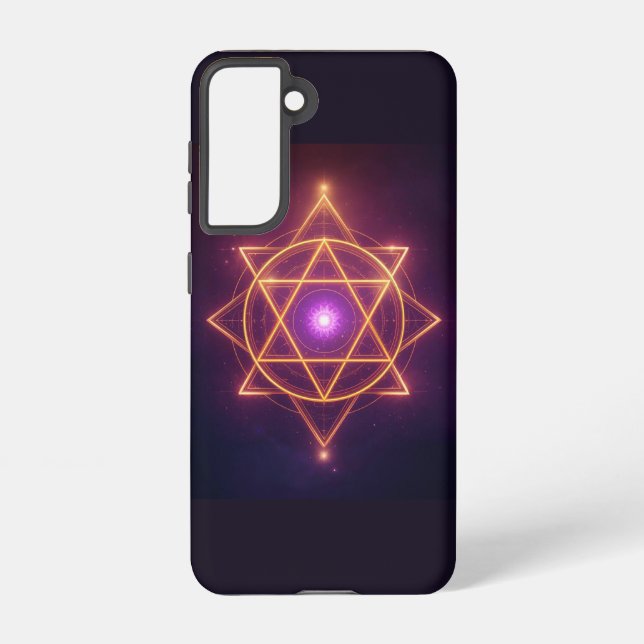 Divine Diwali Energy Flow | ArtivaNest Samsung Galaxy Hülle (Rückseite)