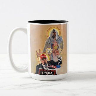 Divine Endorsement Zweifarbige Tasse