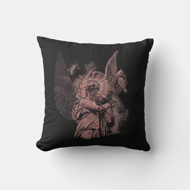 Divine Error - Techno-Goth Streetwear Design Kissen (Vorderseite)