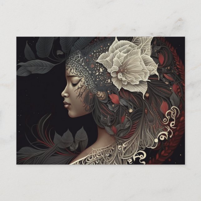 DIVINE FEMININE #2 POSTCARD POSTKARTE (Vorderseite)