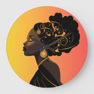 DIVINE FEMININE #3 CLOCK GROßE WANDUHR