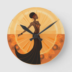 DIVINE FEMININE #5 RUNDE WANDUHR
