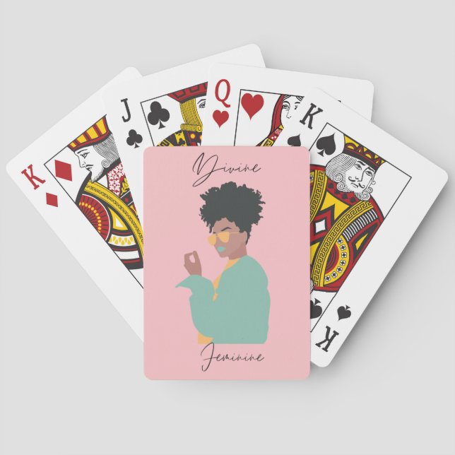Divine Feminine Classic Playing Cards Spielkarten (Rückseite)