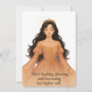 Divine Feminine Energy Grußkarte - Yasumi Art