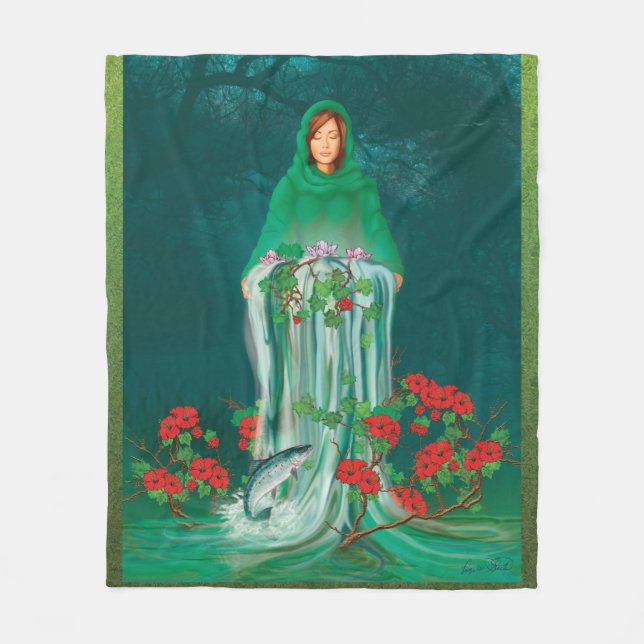 Divine Feminine Fleece Blanket (Vorderseite)