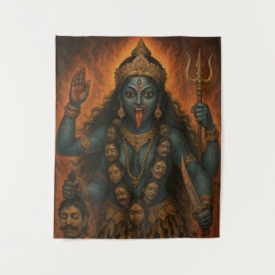 Divine Feminine Kali Goddess Wandteppich
