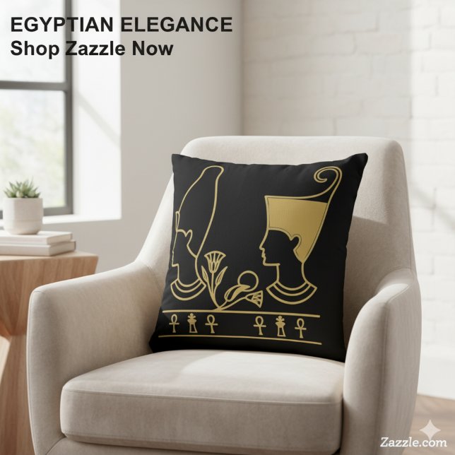 Divine Isis & Osiris Royal Art Kissen (Von Creator hochgeladen)