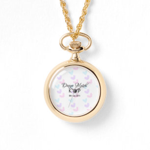 Divine match add pair name Letter heart Armbanduhr