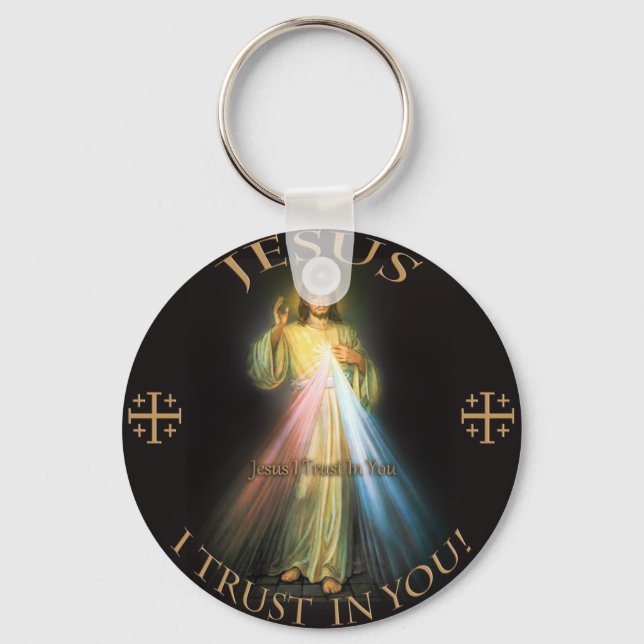 DIVINE MERCY, JESUS ICH VERTRAUE DICH. SCHLÜSSELANHÄNGER (Vorderseite)