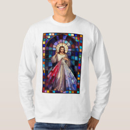 Divine Mercy Jesus Men's Long Sleeve Tee Shirt
