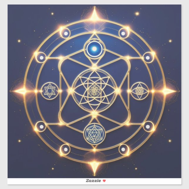 Divine Radiance – 5: Illuminated Universal Energy Aufkleber (Blatt)