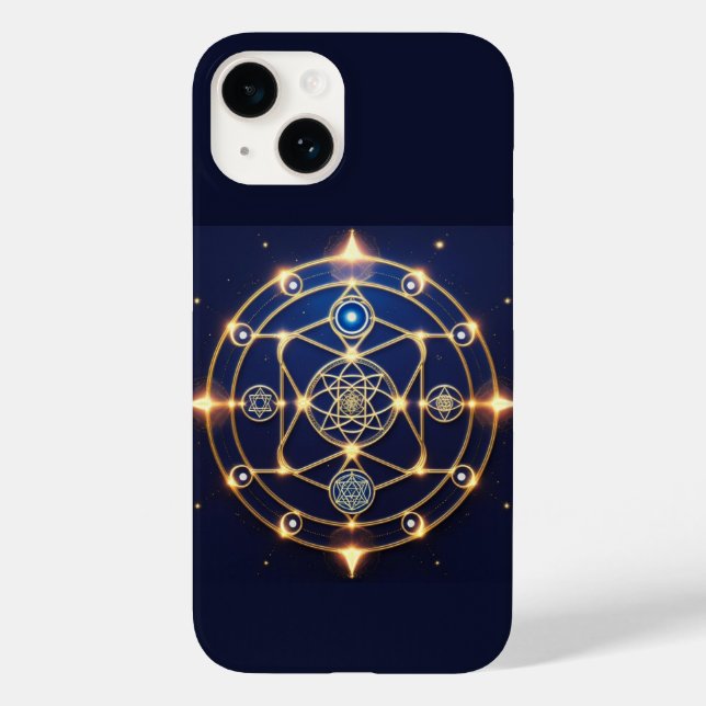 Divine Radiance – 5: Illuminated Universal Energy Case-Mate iPhone 14 Hülle (Rückseite)