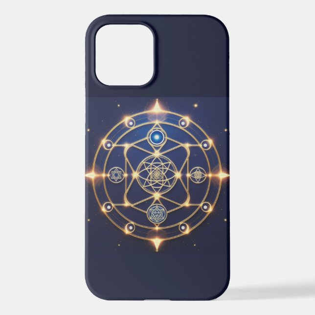 Divine Radiance – 5: Illuminated Universal Energy iPhone 12 Hülle (Rückseite)