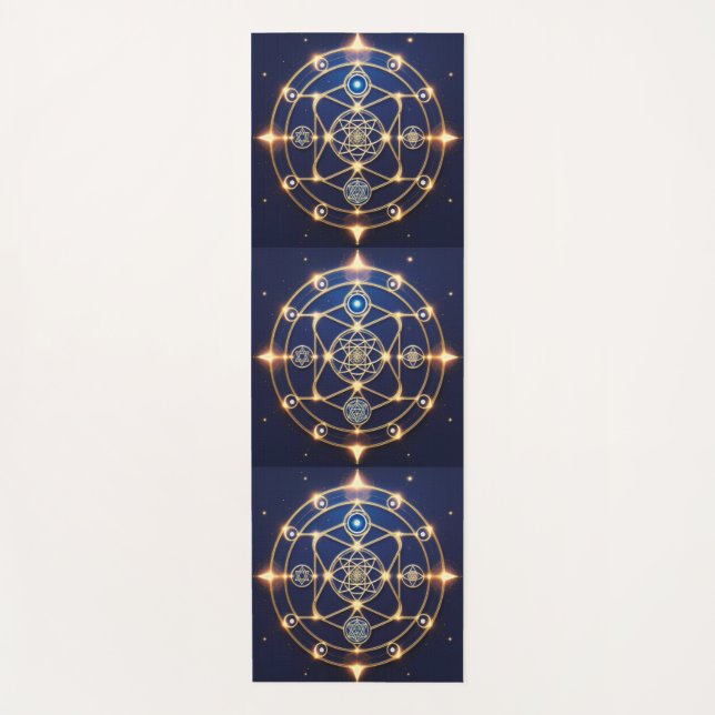 Divine Radiance – 5: Illuminated Universal Energy Yogamatte (Vorderseite)