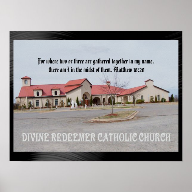 DIVINE REDEEMER CATHOLIC CHURCH POSTER (Vorne)