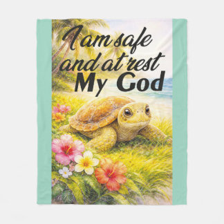 Divine Serenity Turtle Fleecedecke