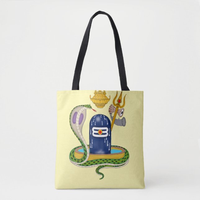 Divine Shivlingam Tote Bag – Spiritual Vibes Every (Devant)