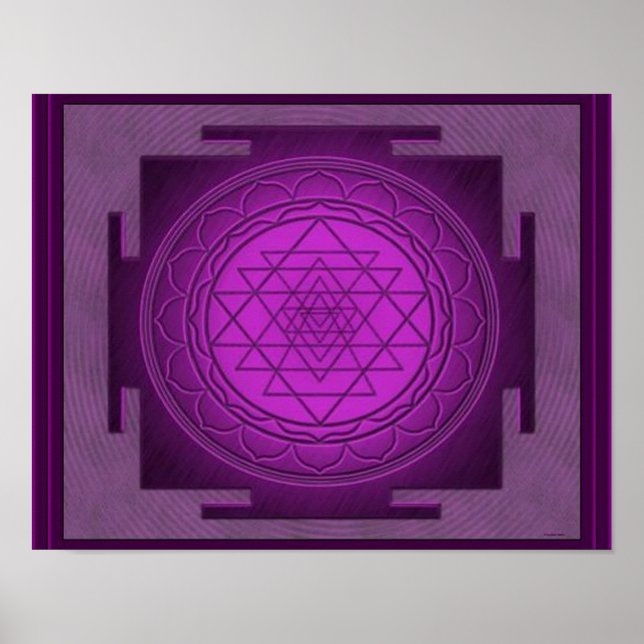 Divine Sri Yantra7 Poster (Vorne)