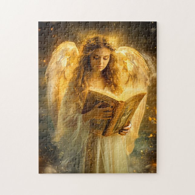 Divine Wisdom Angel with Bible (Vertikal)
