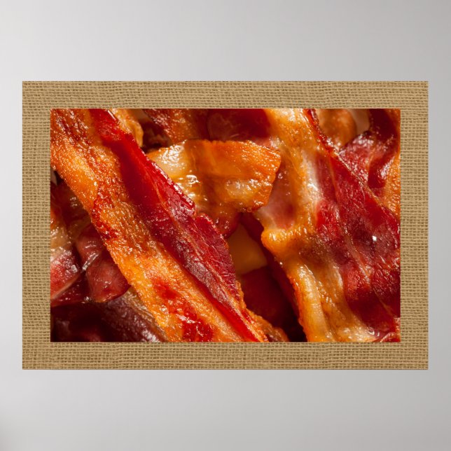 Divinely Decadent Bacon Art Poster (Vorne)