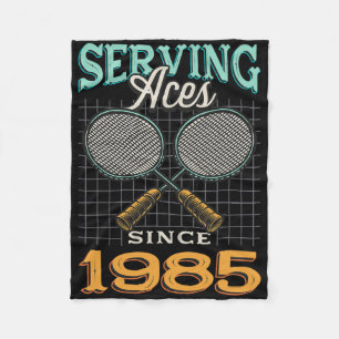Diving Aces seit 1985 Badminton Lover 40. Geburtst Fleecedecke
