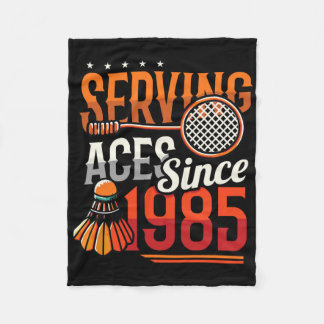 Diving Aces seit 1985 Badminton Lover 40. Geburtst Fleecedecke