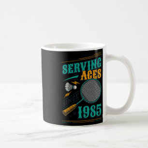 Diving Aces seit 1985 Badminton Lover 40. Geburtst Kaffeetasse
