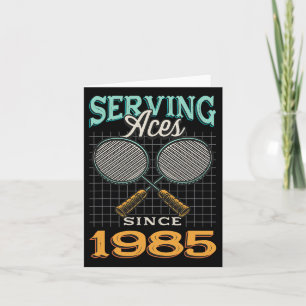 Diving Aces seit 1985 Badminton Lover 40. Geburtst Karte