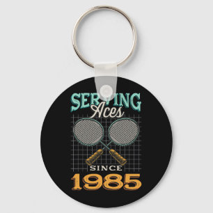 Diving Aces seit 1985 Badminton Lover 40. Geburtst Schlüsselanhänger