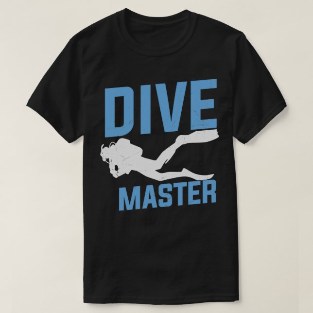 Diving Dive Master Scuba Diving T-Shirt (Design vorne)