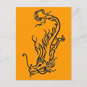 Diving Dragon Postkarte