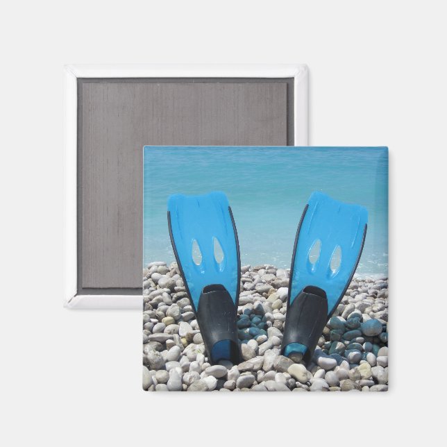 Diving Fins Magnet (Vorderseite/Rückseite)