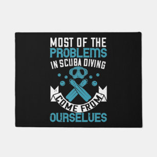 Diving - Self-made Scuba Diving Problems Fußmatte