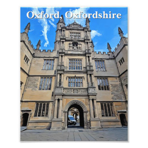 Divinity in Stone - Bodleian Library, Oxford Fotodruck