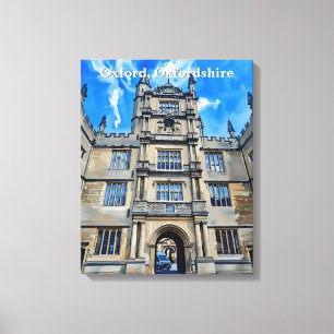 Divinity in Stone - Bodleian Library, Oxford Leinwanddruck