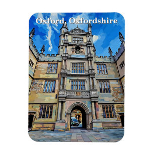 Divinity in Stone - Bodleian Library, Oxford Magnet