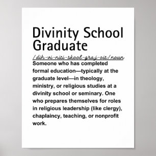 Divinity School Poster