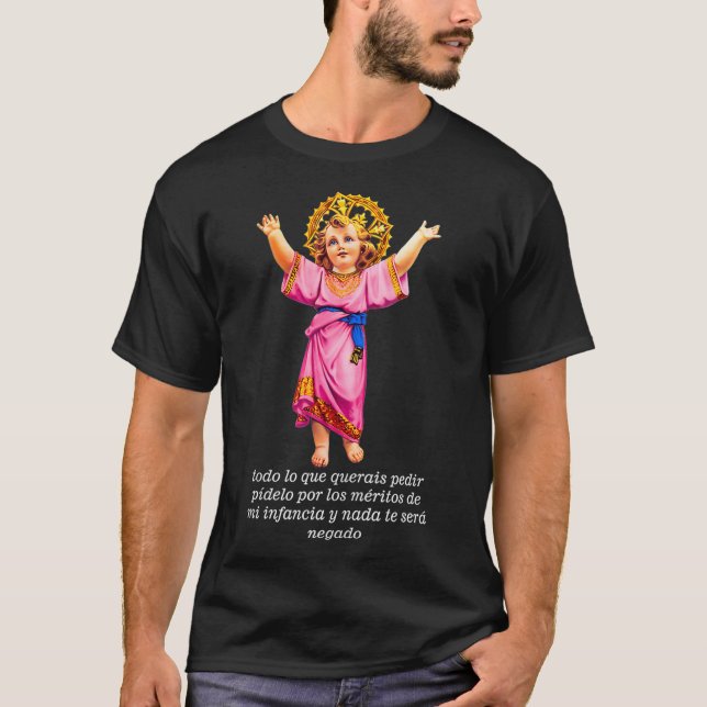 Divino Nio Heiy Baby Jesus  T-Shirt (Vorderseite)
