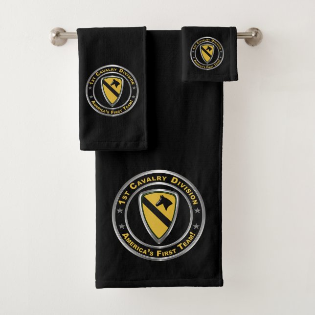 Division Cavalry Badhandtuch Set (Insitu)