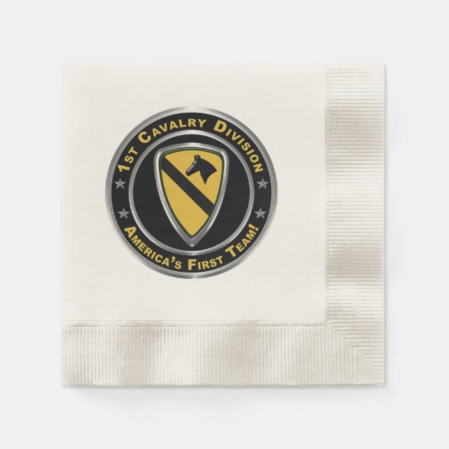 Division Cavalry Serviette (Vorderseite)